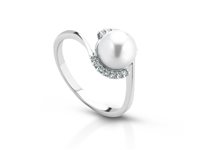 Anello Kioto Donna Perle in Oro bianco Perla 4058B - 4058B
